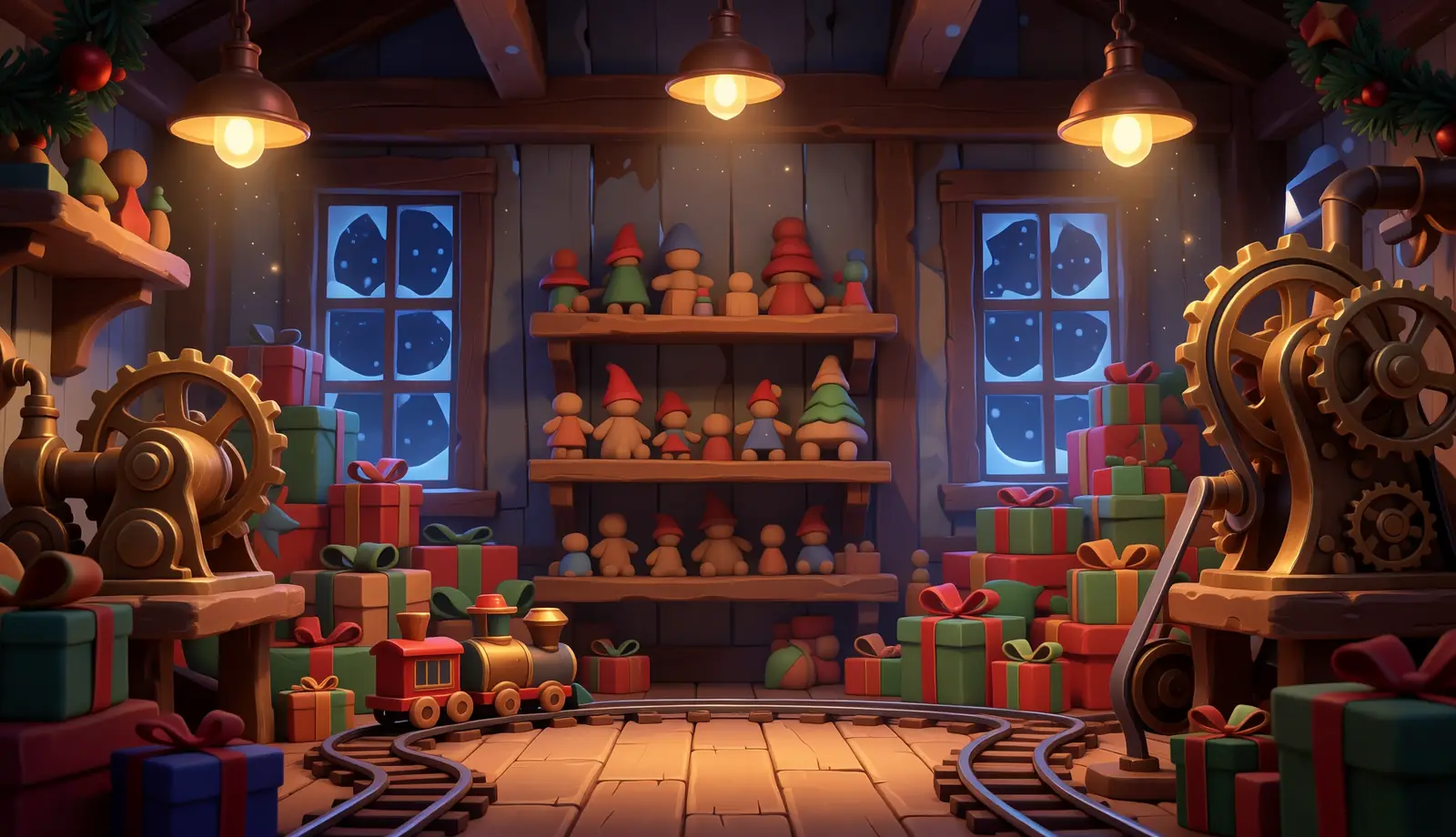 Die Werkstatt der Weihnachtswichtel